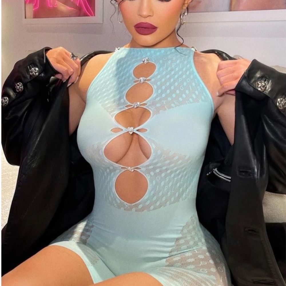 💎 Poster girl turquoise Jetta jumpsuit